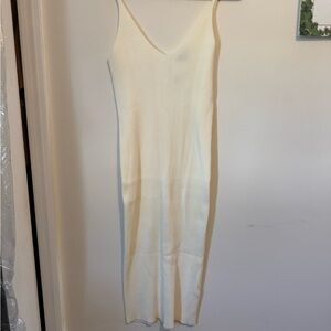 Forever 21 Cream Midi Dress